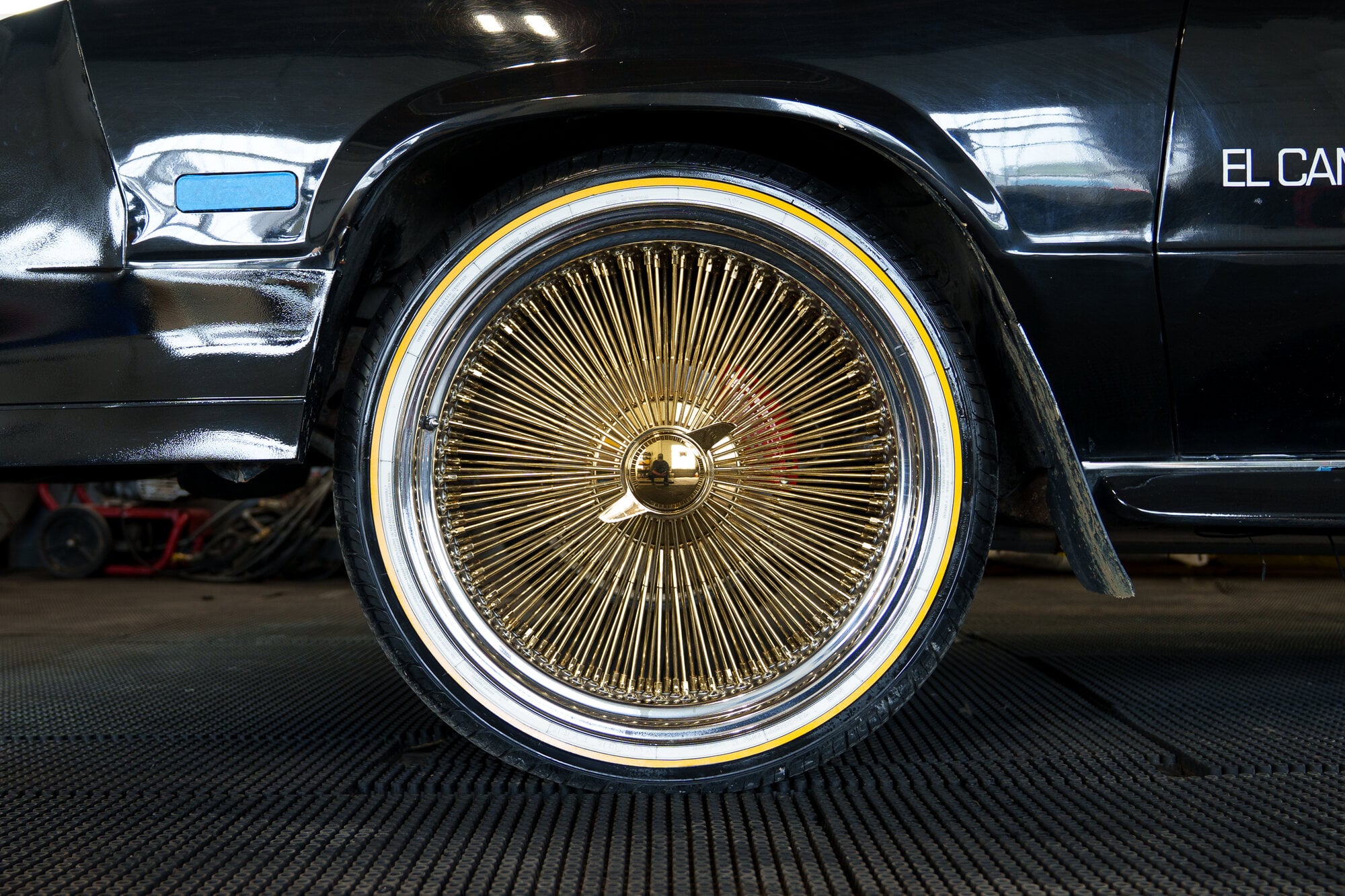 Gold Wire Wheels